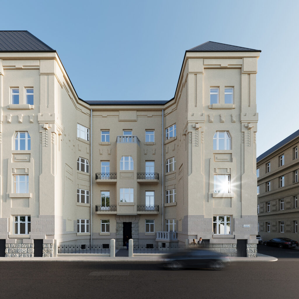 Vizualizácia historickej budovy - Košice